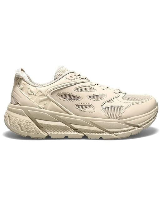 Hoka One One White Clifton L 'Oxford Tan' for men