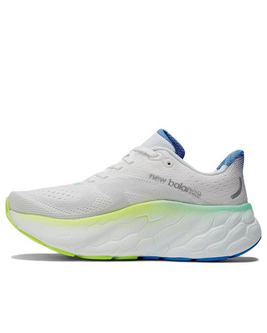New Balance White Fresh Foam X More V4 Running Shoe