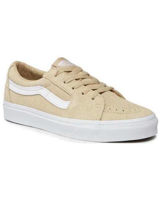 Vans White Sk8-Low Cozy Suede 'Gravel' for men