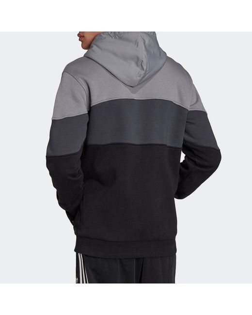 Adidas Gray Originals Colorblock Fleece Lined Stay Warm for men