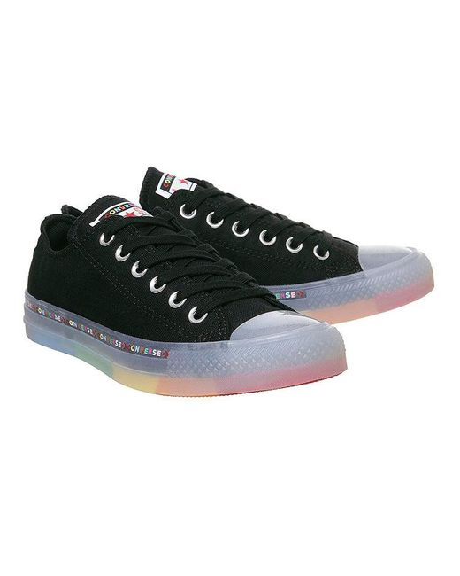 Converse Black All Star Low Trainers Exclusive for men