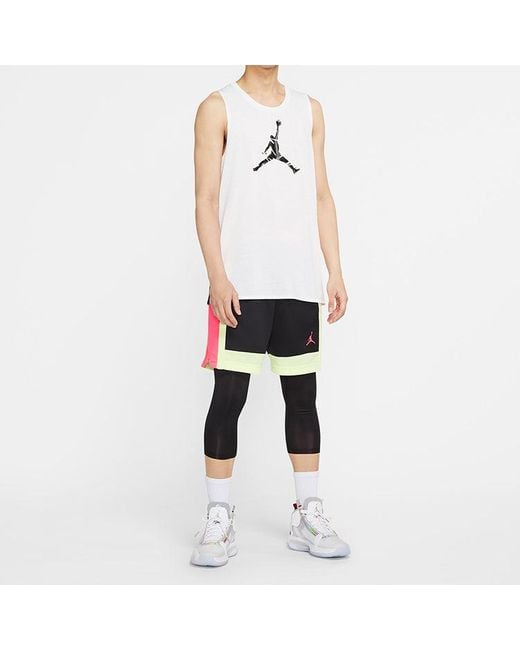 Nike White 23 Alpha Dongdan Basketball Vest for men
