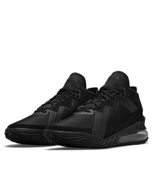 Nike Black Lebron 18 Low 'Zero Dark 23' for men