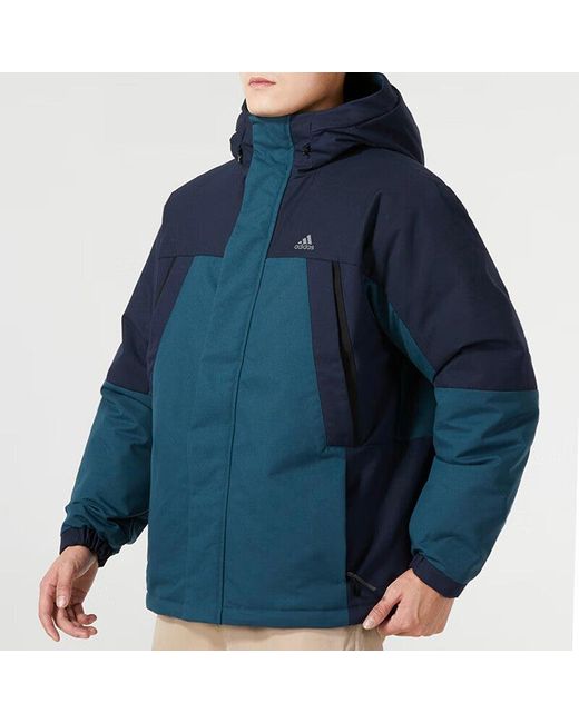 Adidas Blue Shrt Down Parka for men