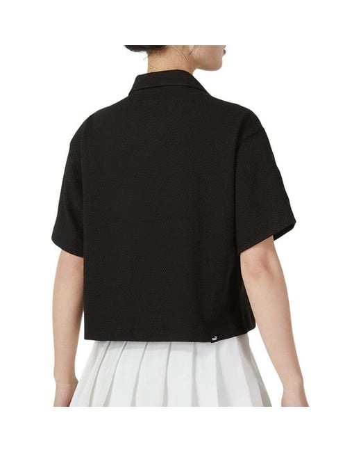 PUMA Black (Wmns) Her Polo Shirt