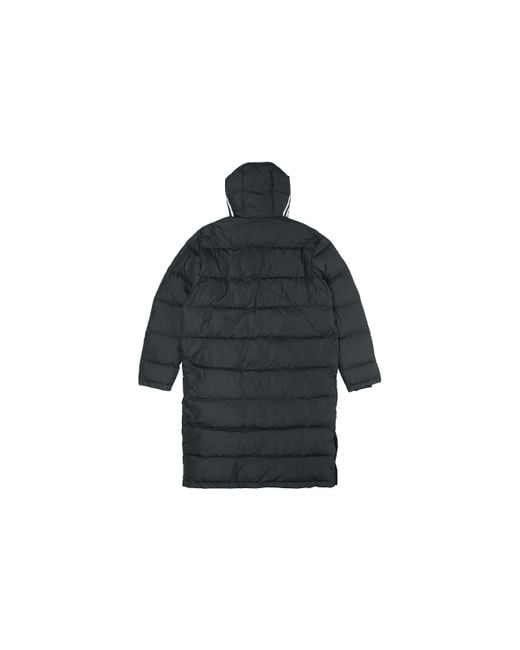 Adidas Gray Originals Long Down Side Logo Printing Mid-Length Sports Down Jacket for men