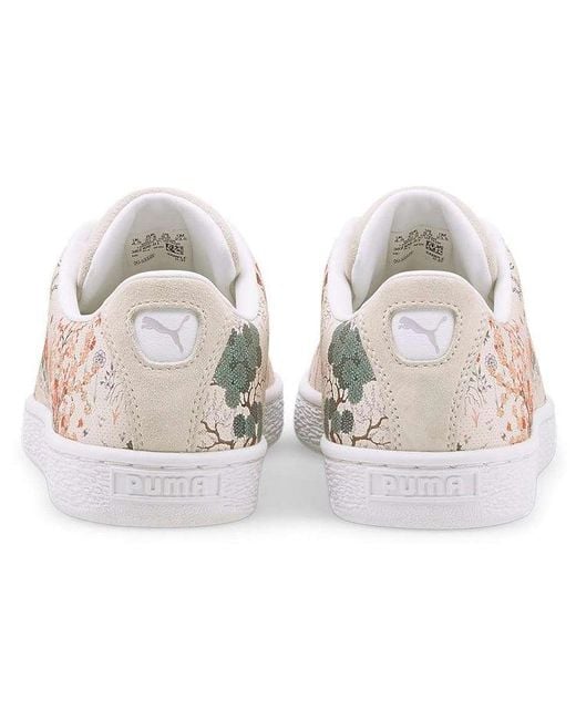 PUMA Pink (Wmns) Liberty Of London X Basket 'Floral'