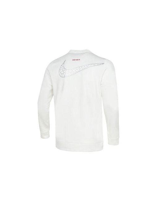 Nike White Cny Chinese New Year's Edition Therma-Fit Casual Breathable Training Round Neck Sports for men