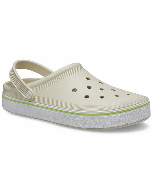 CROCSTM White Crocband Clean Clog for men