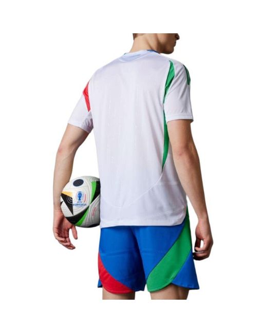 Adidas Blue Italy 24 Authentic Away Jersey Asia Sizing for men