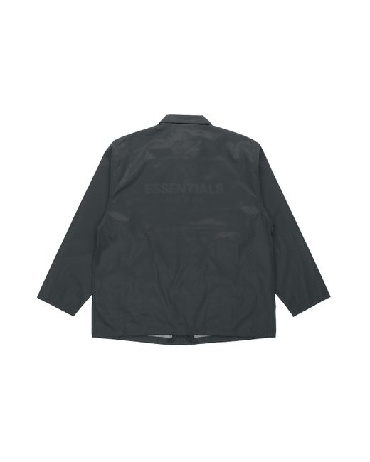 Fear Of God Gray Fear Of God Eentia 21 Coach Jacket Back for men