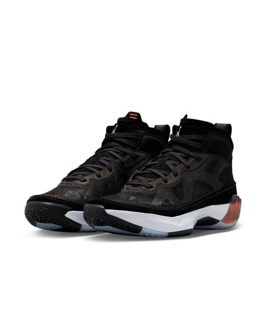 Nike Black Xxxvii Basketball Shoes Hot Punch' for men