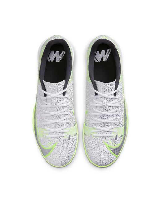 Nike Green Mercurial Vapor 14 Academy Ic 'Metallic Volt' for men