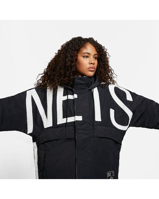 Nike Black (Wmns) X Ambush Nba Collection Nets Jacket Asia Sizing