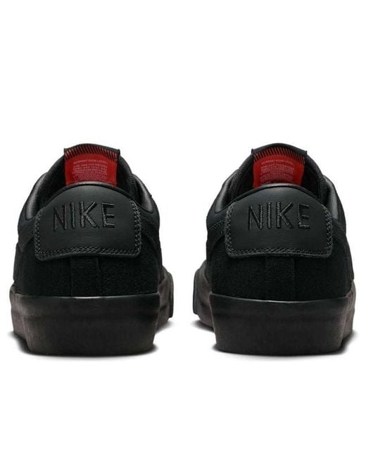 Nike Black Sb Zoom Blazer Low Pro Gt Iso 'Triple' for men