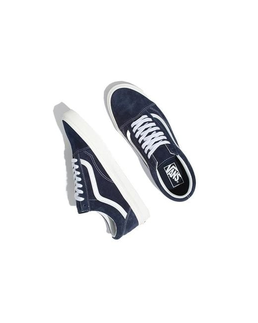 Vans Blue Old Skool 'Pig Suede for men
