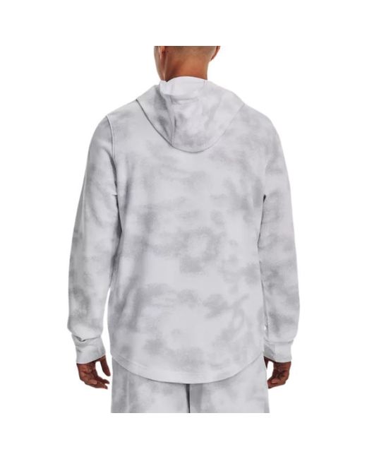 Under Armour Gray Rival Terry Hoodie for men
