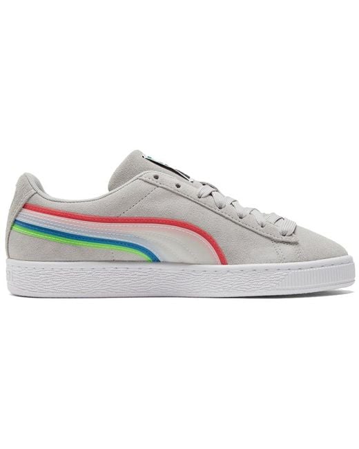 PUMA White Suede Triplex Tech for men