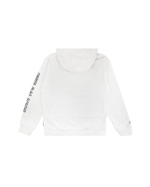 New Balance White X Jhl Printing Graphic Hoodie