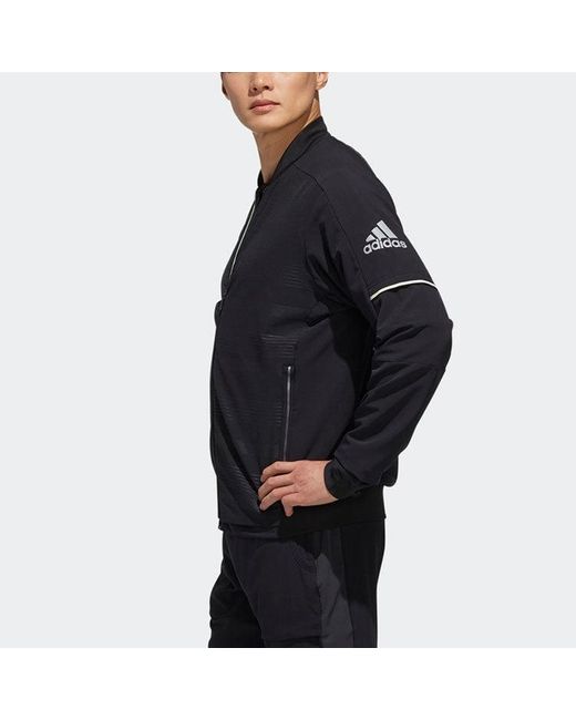 Adidas Blue Mcode M Jkt Athleisure Casual Sports Tennis Jacket for men