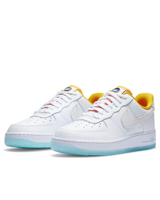 Nike Blue (Wmns) Air Force 1 '07 'Corner Markets'