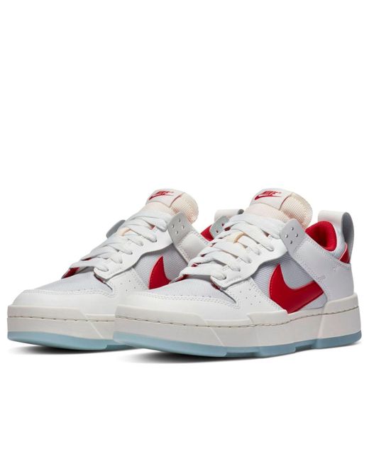 Nike White (Wmns) Dunk Low Disrupt Gym'