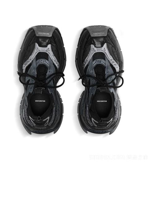Balenciaga Black Platform Reduced Sneaker 'Dark' for men