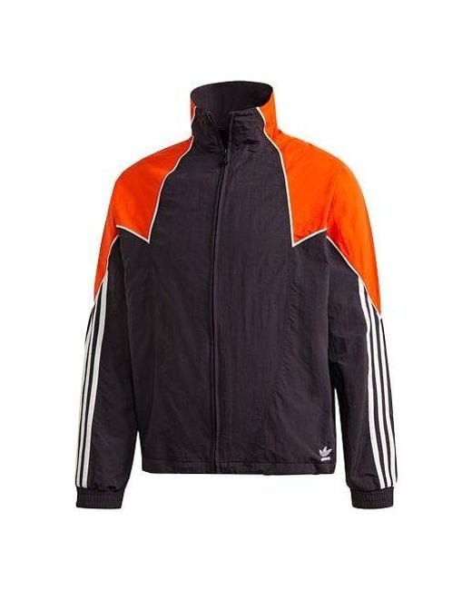 Adidas Black Originals B Trf Ab Wv Tt Running Training Sports Jacket Coat for men