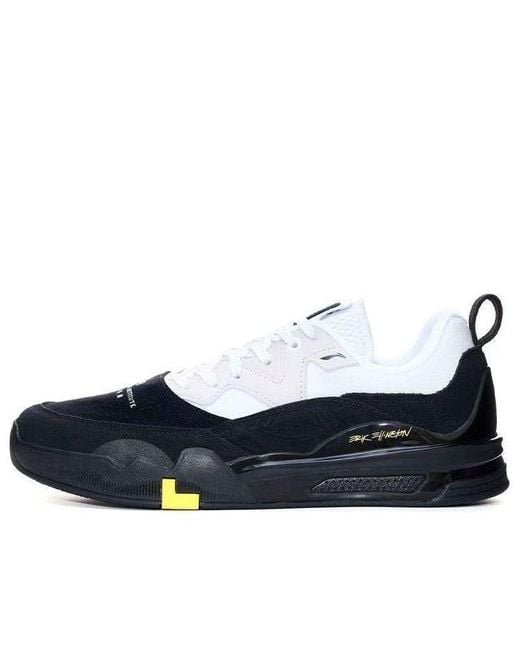 Li-ning Blue Skateboarding Pro Shoes Bruce Lee X Erik Ellington for men