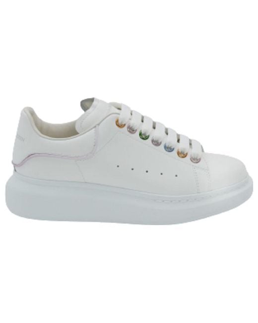 McQueen White (Wmns) Oversized Sneakers Metalic Eyelets'