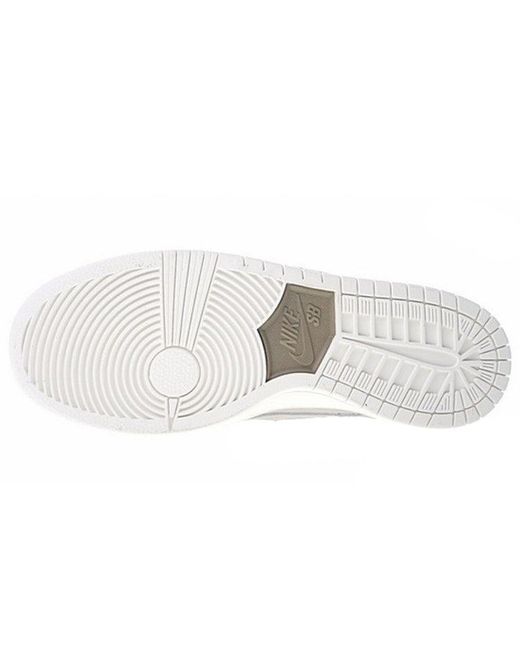 Nike Gray Sb Dunk Low Pro Decon 'Light Bone' for men