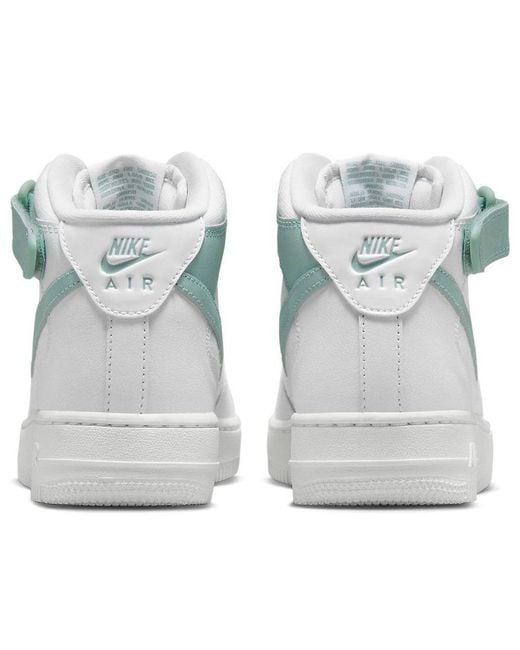 Nike Blue (Wmns) Air Force 1 Mid Mineral'