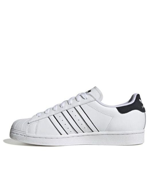 Adidas White Originals Superstar Shoes for men