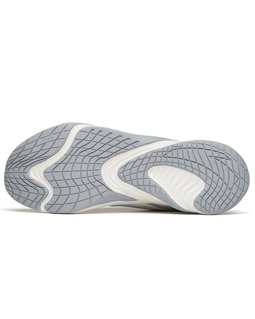 Anta White Running Series Sneakers With Ink Fog' for men