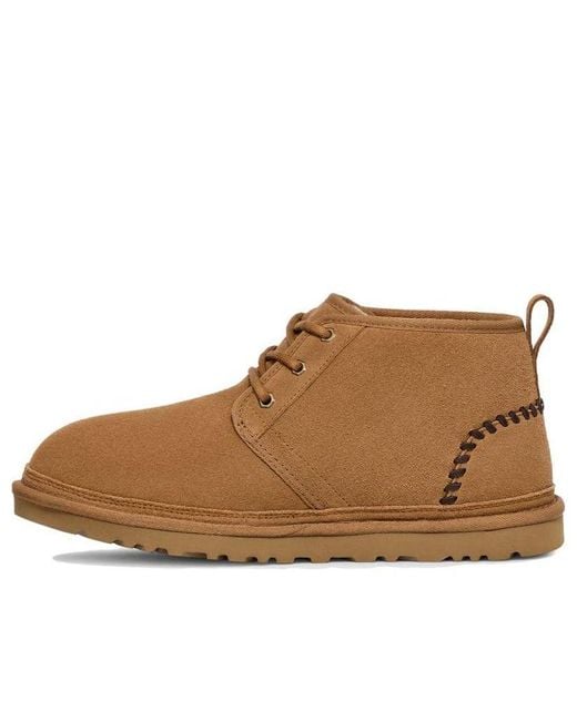 Ugg Brown Neumel Deco Suede Boot 'Chestnut' for men