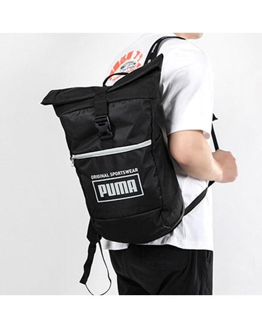 PUMA Black Sole Backpack for men