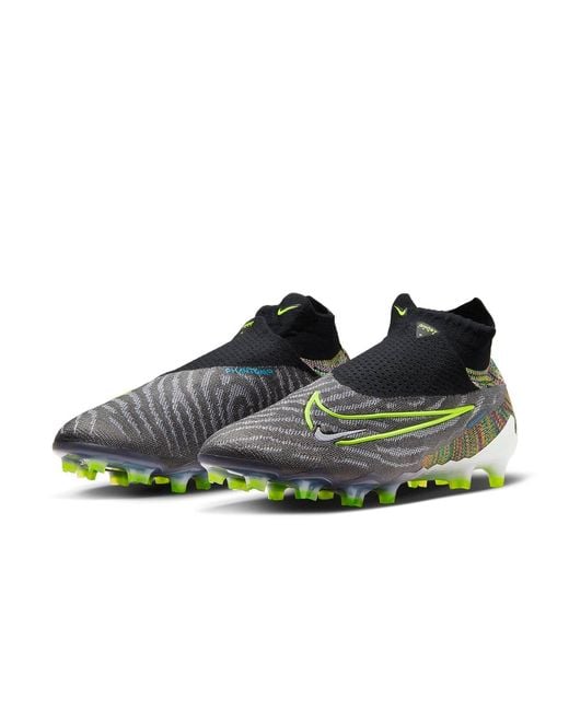 Nike Black Phantom Gx Elite Gripknit Df Fusion Fg Volt' for men