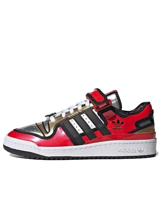 Adidas Red The Simpsons X Forum Low 'Duff Beer' for men