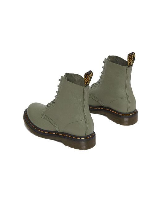 Dr. Martens Green (Wmns) 1460 Pascal Virginia Leather Boots 'Khaki'