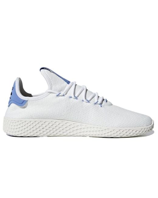 Adidas White X Pharrell Tennis Hu Lilac' for men