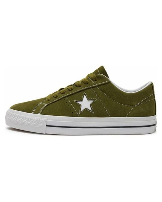 Converse Green One Star Pro Low 'Suede for men