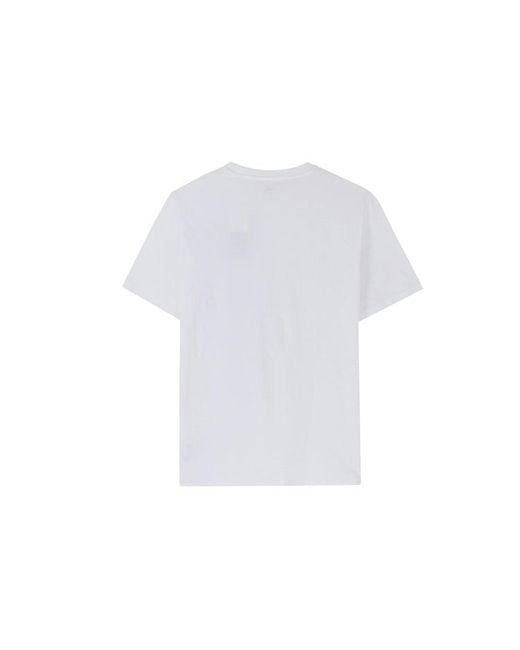 Adidas White Sports Training Short Sleeve for men