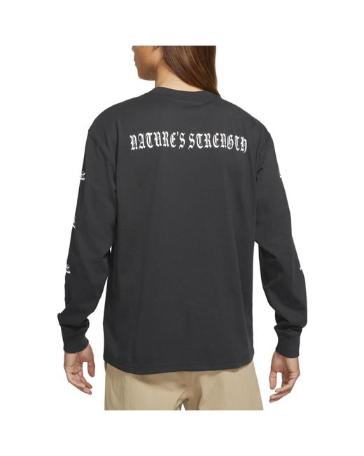 Nike Black Acg Long-Sleeve Volcano Tee Volcano' for men