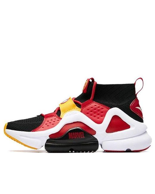 Anta Red Marvel X Sock Sneaker 'Iron for men