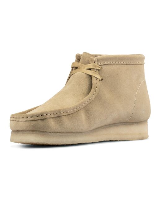 Clarks Natural Wallabee Boots Suede' for men