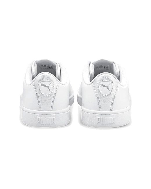 PUMA White (Wmns) Vikky V2 Cat Metallic Shoes