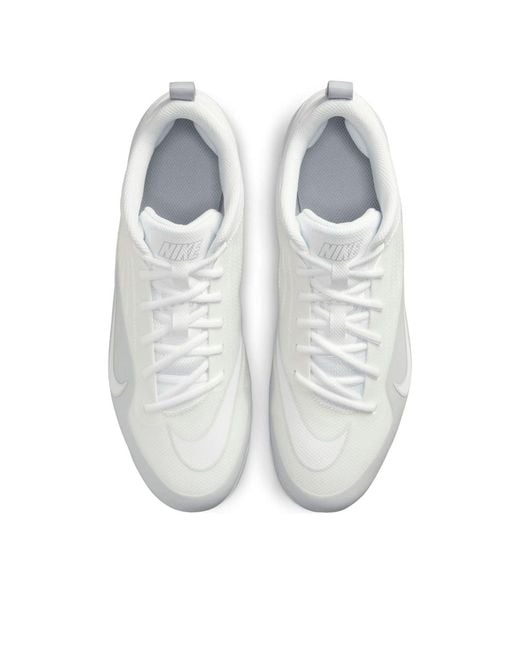 Nike White Alpha Huarache 8 Varsity Wolf' for men