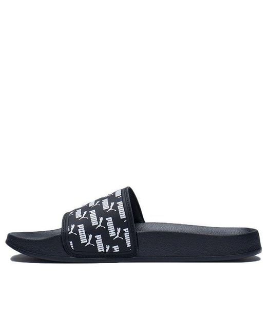 PUMA Blue Leadcat 2.0 Shower Slide 'Allover Print' for men