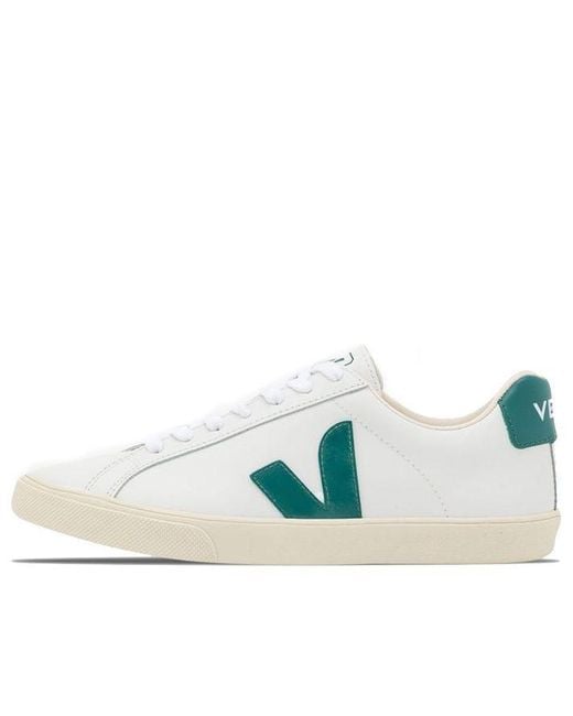 Veja White Esplar Logo Leather 'Brittany'