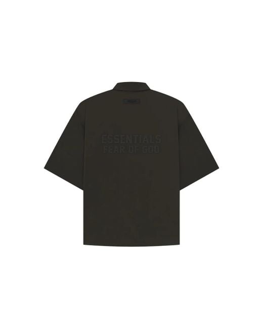 Fear Of God Black Drop2 Ss23 Short-Sleeve Nylon Shirt 'Off- for men